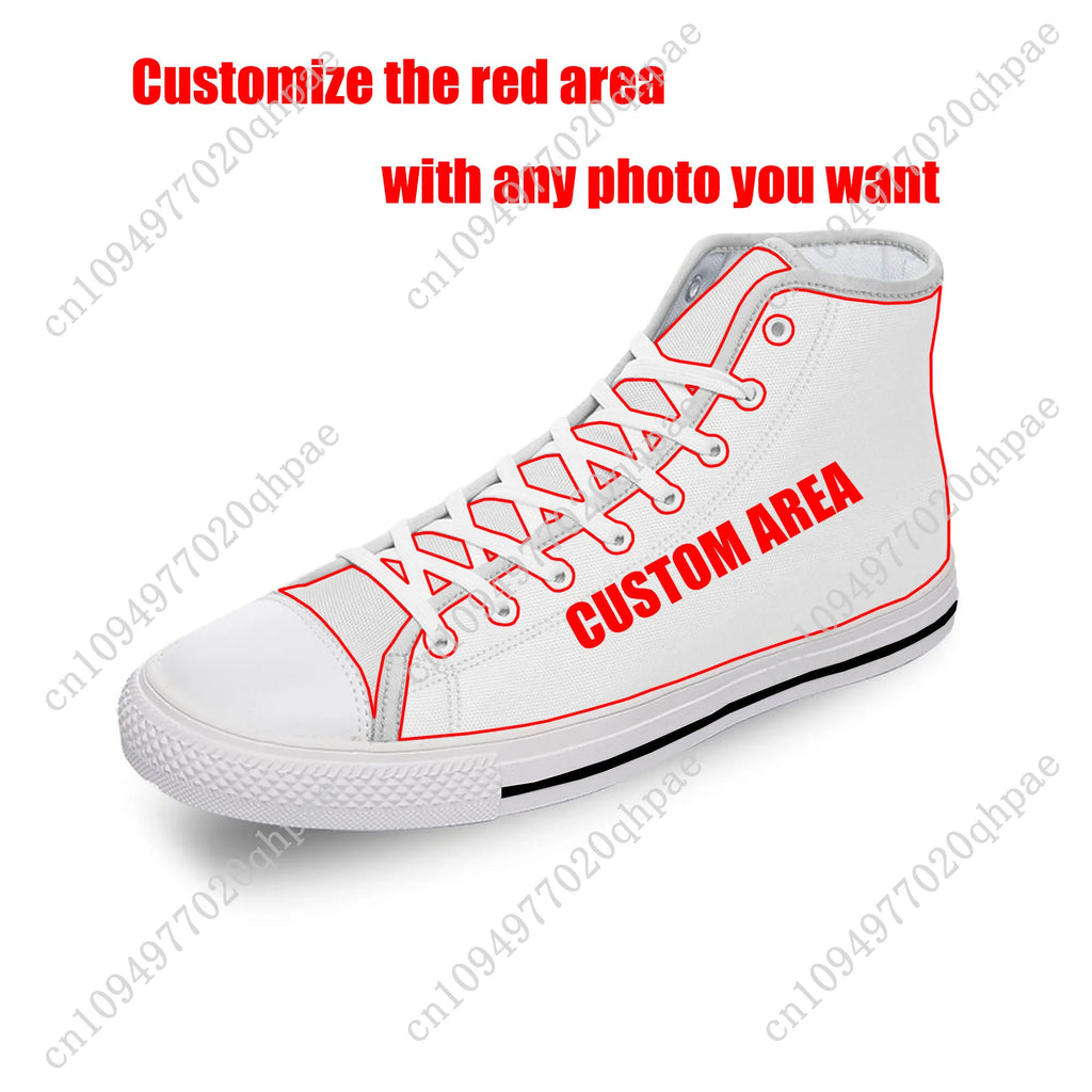 Adolescence High Top Sneakers Mens Womens Teenager High Quality Canvas Sneaker 3D Print Casual Couple Shoes Personalized Shoe