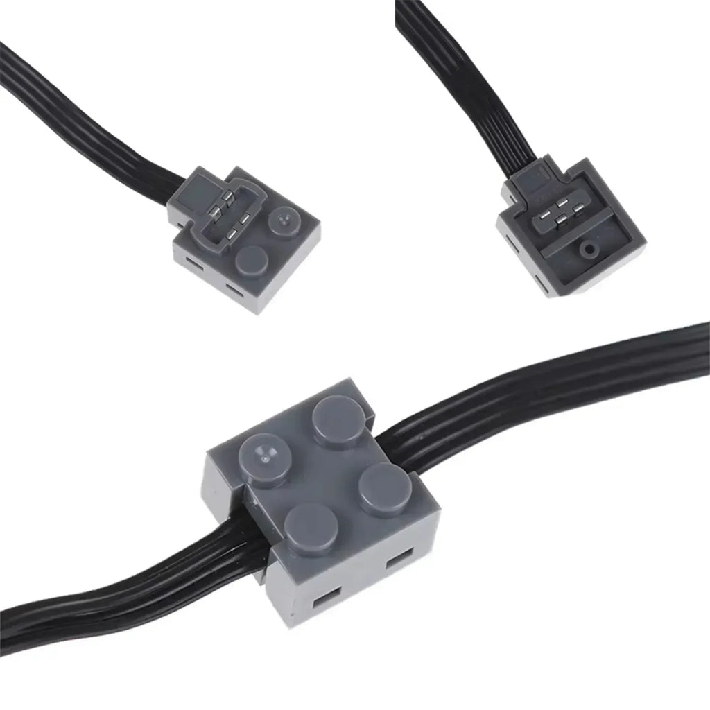 37cm Light Link Line Cable for Legoeds Power Functions MOC 8870 Train Vehicle Building Blocks Technic Parts Replacement