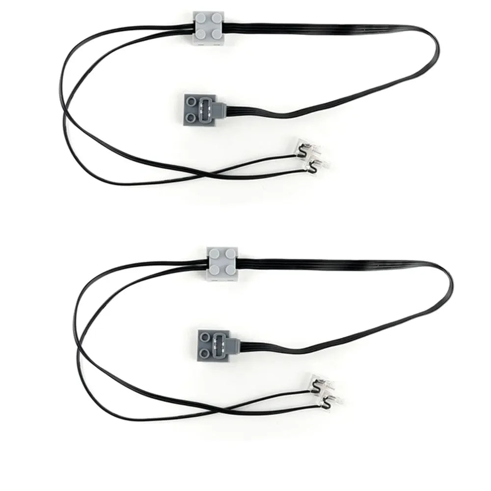 37cm Light Link Line Cable for Legoeds Power Functions MOC 8870 Train Vehicle Building Blocks Technic Parts Replacement