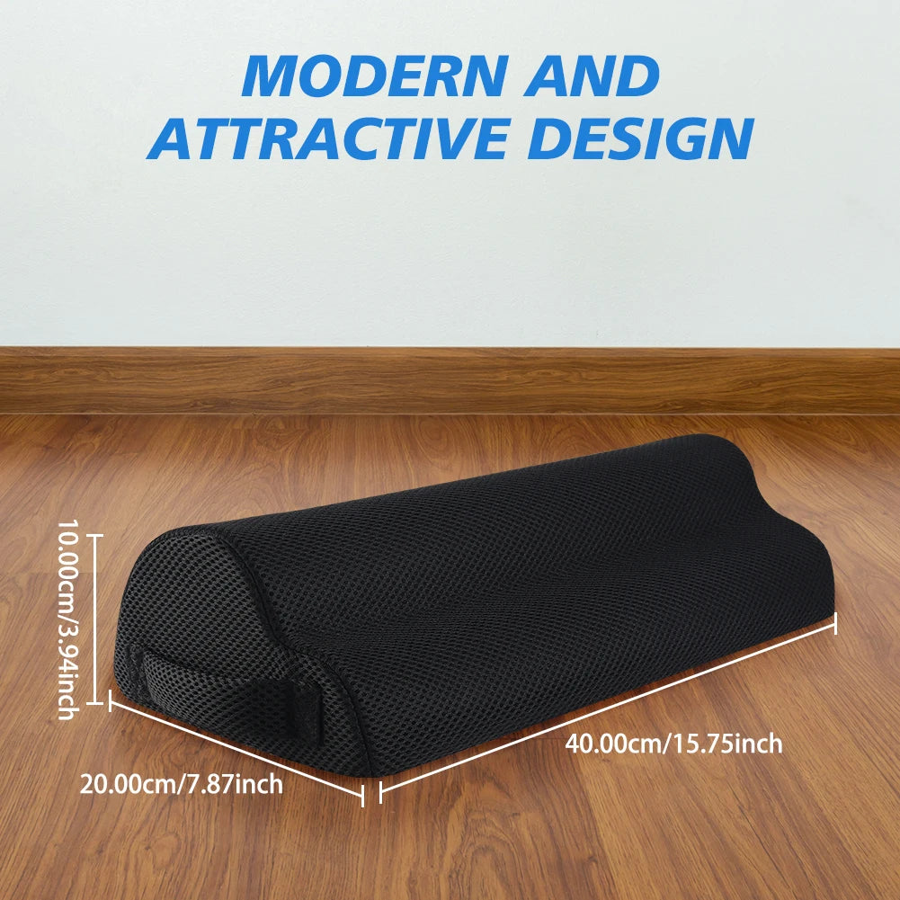Memory Foaoam Office Foot Stool & Under Desk Footrest Leg Elevation Pillow for Gaming & Home Office