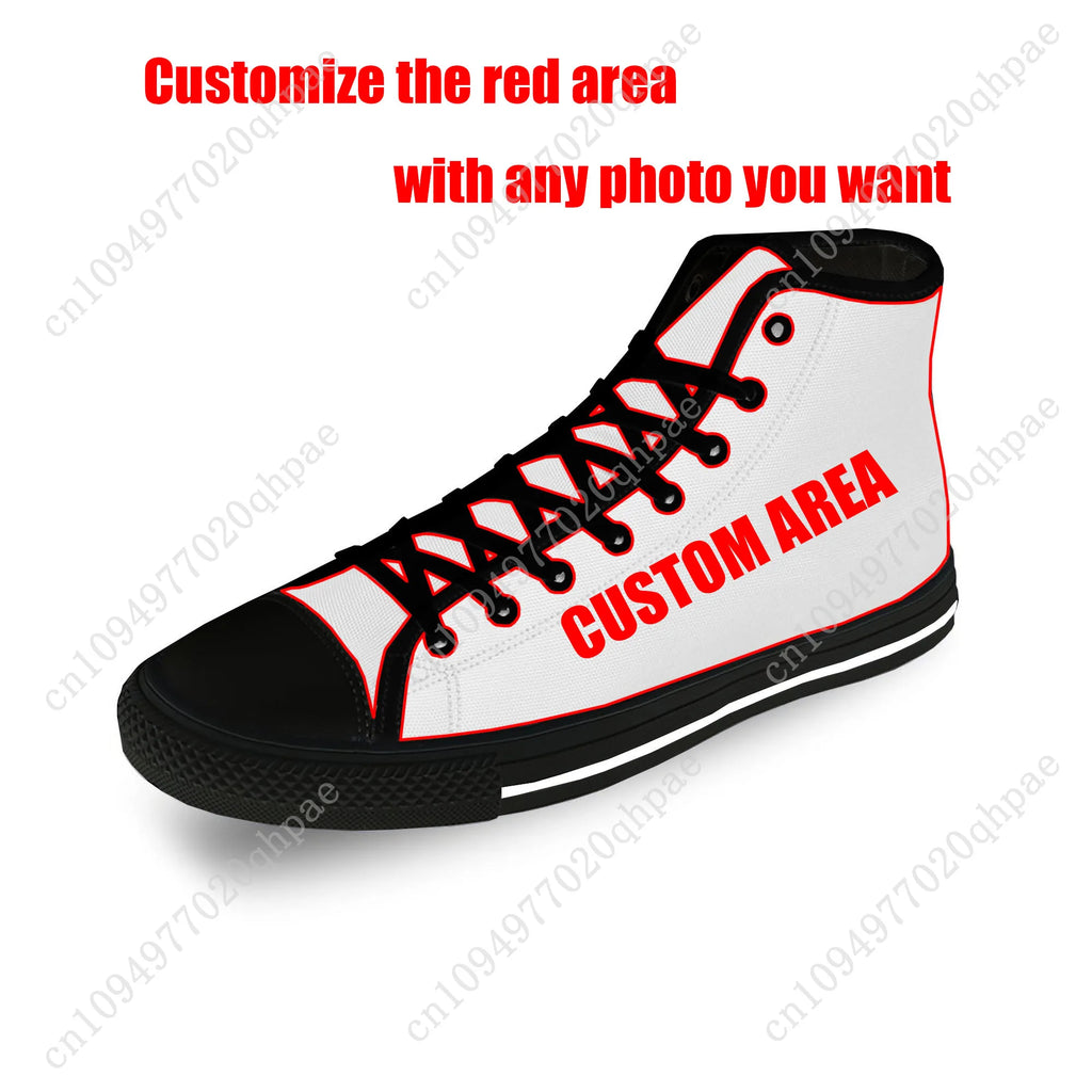 Adolescence High Top Sneakers Mens Womens Teenager High Quality Canvas Sneaker 3D Print Casual Couple Shoes Personalized Shoe